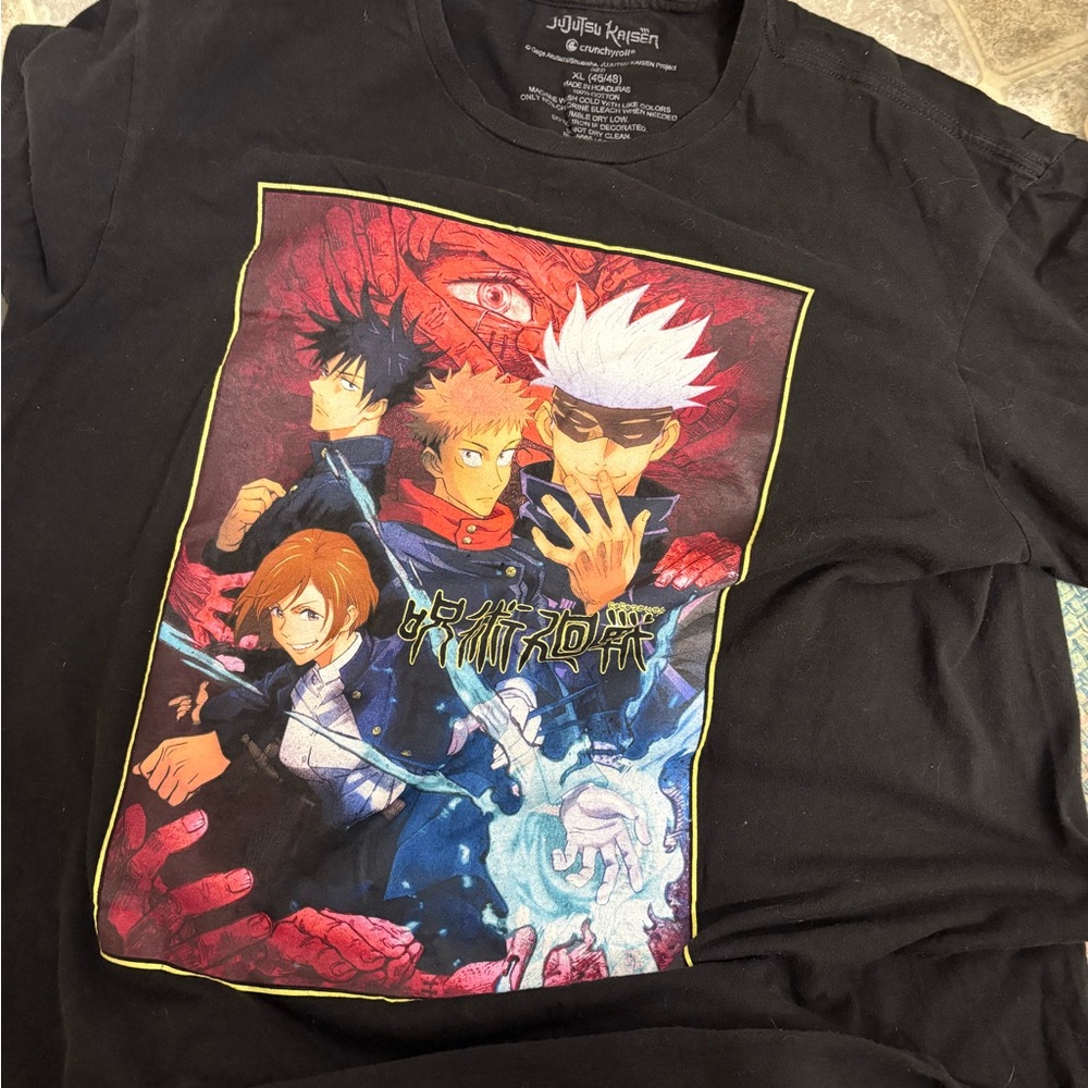 Jujutsu Kaisen Black Graphic T-Shirt